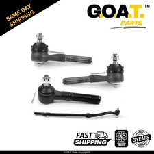 Inner Outer Tie Rod End Kit For 1997-2006 Jeep Tj 1997-2006 Jeep Wrangler 4 Pc