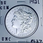 1921 BU GEM MORGAN SILVER DOLLAR UNC MS+++ U.S. MINT RARE COIN 8627