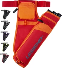 First Archery Quiver Case for Arrows - Target Shooting Hip Quivers with Adjustab