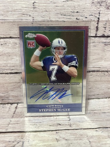 Stephen McGee [Autograph] #TC212 2009 Topps Chrome card