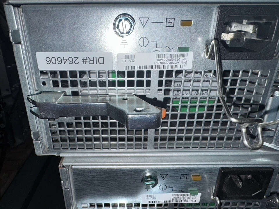 EMC SAE 100-562-712 Array Enclosure w/ 2x PWS 2x 6Gb SAS Controller 303-104-000E - Image 3 of 4