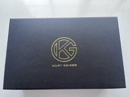 Kurt Geiger Ladies Shoes Black & Silver Glitter Shoes With Black Velvet Bow - Imagen 2 de 10