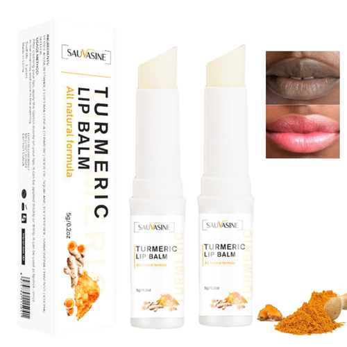 2 Stück Kurkuma Lippenpeeling für dunkle Lippen, feuchtigkeitsspendender Lip Blam für Raucher, Peeling - Bild 11 von 12