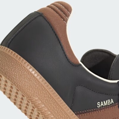 Adidas Samba OG Shoes 'Core Black/Preloved Brown' - IE9123