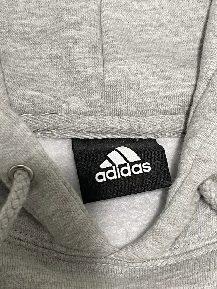 Portland Timbers Hoodie Mens Medium Gray MLS Soccer Adidas Therma Y2K Pullover - Image 3 of 4