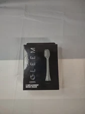 Gleem Toothbrush Refills, 2 Replacement Brush Heads, Black