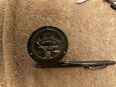 VTG Radio Panel Meter Antenna Current Thermocouple Weston Amperes RF 0-1.5 Me667
