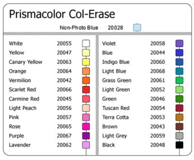 PRISMACOLOR Col-Erase Individual colors OPEN STOCK. Each additional ships free!