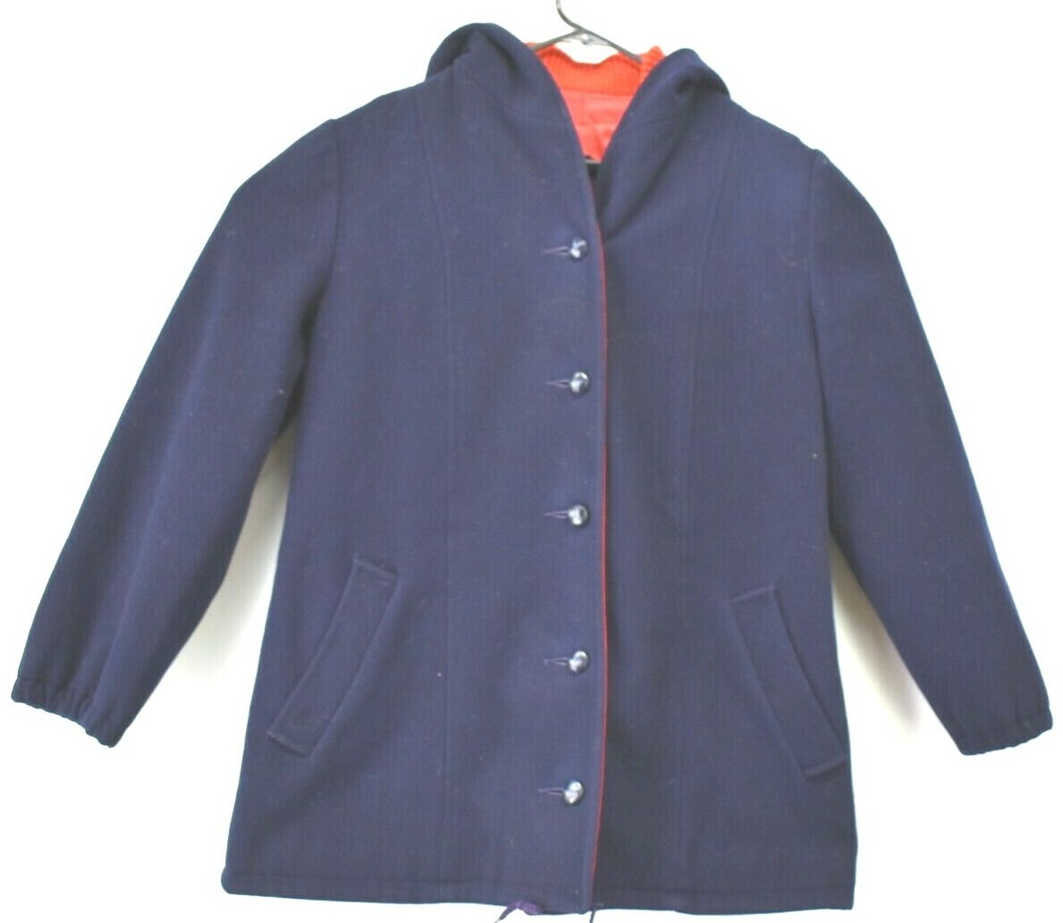 Hooded Wool Jacket Coat | eBay