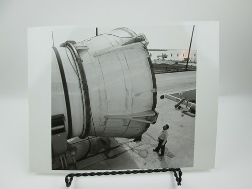 Vintage 1981 NASA Space Shuttle STS-1 SRB Post Flight Inspection Aft Photo SB80 - Picture 1 of 6