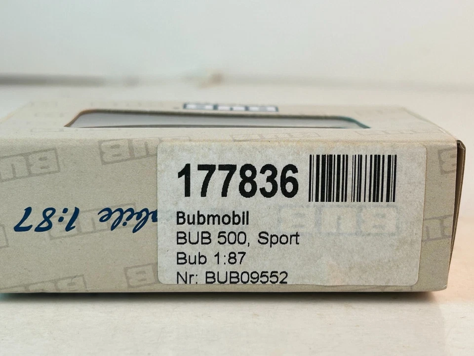 Fiat 500 Sport diecast escala 1:87 Bub Foto 3 de 4