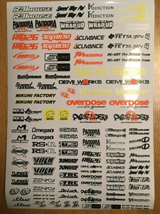 rc drift stickers