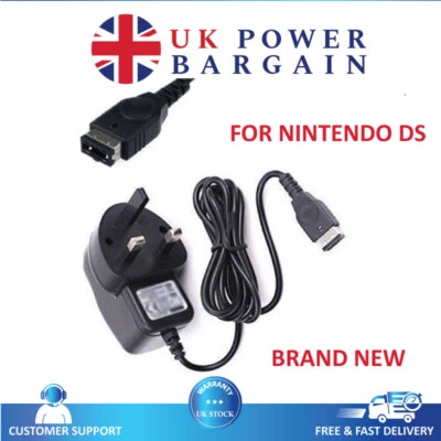 AMEEGO CE APPROVED UK Mains Plug Charger for NINTENDO DS & GAMEBOY ADVANCE GBA SP - NDS