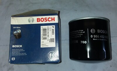 Ölfilter BOSCH 0 986 452 003 für ALFA ROMEO CHRYSLER DAF DAIHATSU DODGE 2 Stück