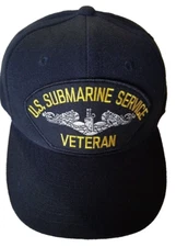 NAVY U.S. SUBMARINE SERVICE VETERAN Military Ball Cap - Black