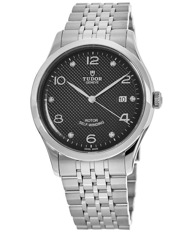 New Tudor 1926 39mm Black Diamond Dial Stainless Steel Men s Watch