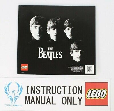 LEGO Ideas 31198 Beatles Artwork  instruction Manual book booklet ONLY NO BRICKS