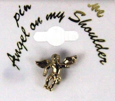 6030277 Guardian Angel Lapel Pin Brooch Tack Pin Christian Religious Jewelry