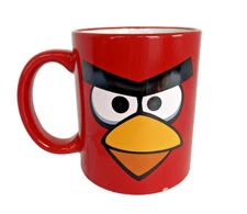 Angry Birds Red Coffee Tea Cup Mug 10 oz Rovio Entertainment 2009-2011