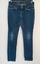 Levis Ladies Demi Curve Skinny Denim Blue Jeans Size 26  X 28  Inseam
