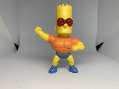 Bart Simpson Actionfigur Superheld BURGER KING KID Sammelfigur funktioniert 2011