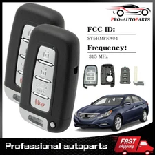 For 2011 2012 2013 2014 Hyundai Sonata Keyless Entry Smart Remote Car Key Fob 4B