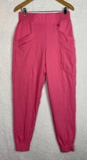 ClimateRight By Cuddl Duds Jogger Women's Small Pink Scrub bottoms Stretch