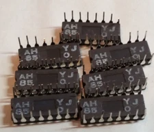 7 VINTAGE 16-Pin IC Integrated Circuit Computer Processor Chip RCA (YJ0) RAM ROM