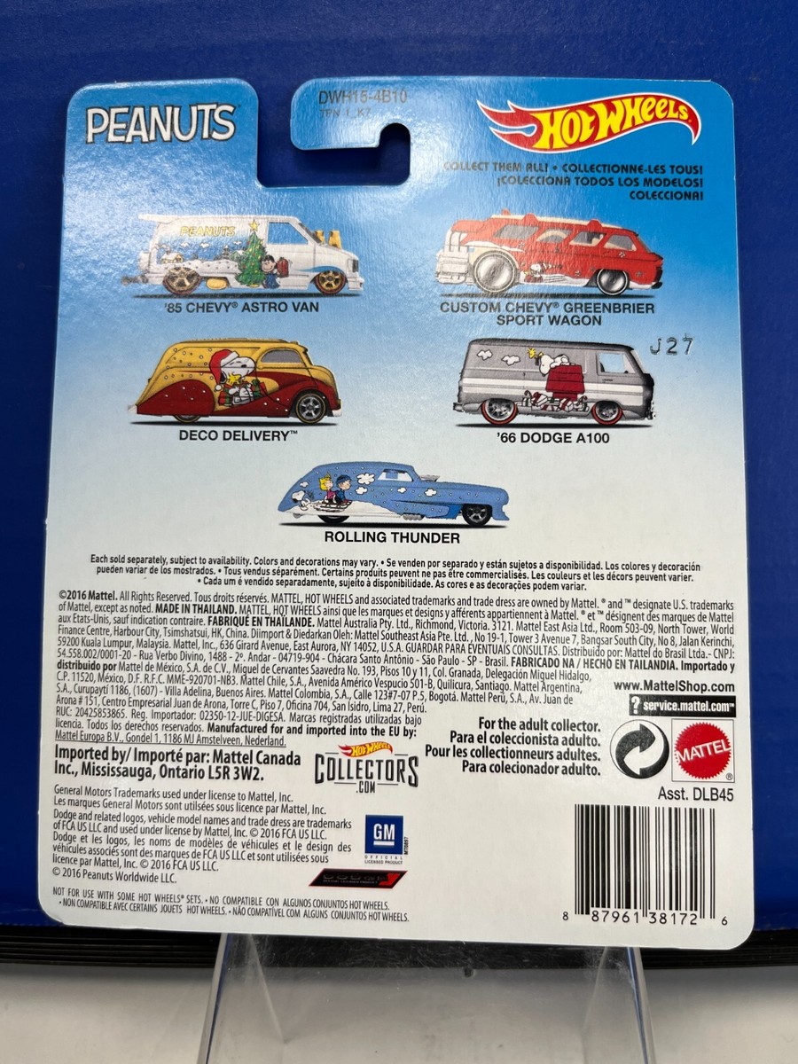 1/64 HOT WHEELS REAL RIDERS PEANUTS '85 CHEVY ASTRO VAN WHITE | eBay