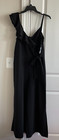 Rachel Roy Jumpsuit Black One Shoulder Ruffle Wide Leg Crop - SZ XL  NEW w Tag — photo 2