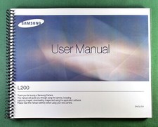 Samsung L200 Instruction Manual: 102 Pages & Protective Covers