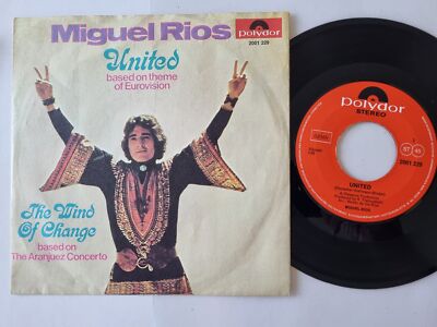 Miguel Rios - United 7'' Vinyl Germany/ EUROVISION