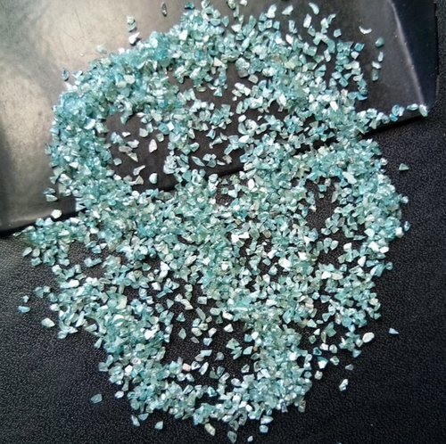 Lot De Diamants Bruts Naturels 10 Carats - Couleur Gris Noir, Taille Irrégulière, Qualité Industrielle
