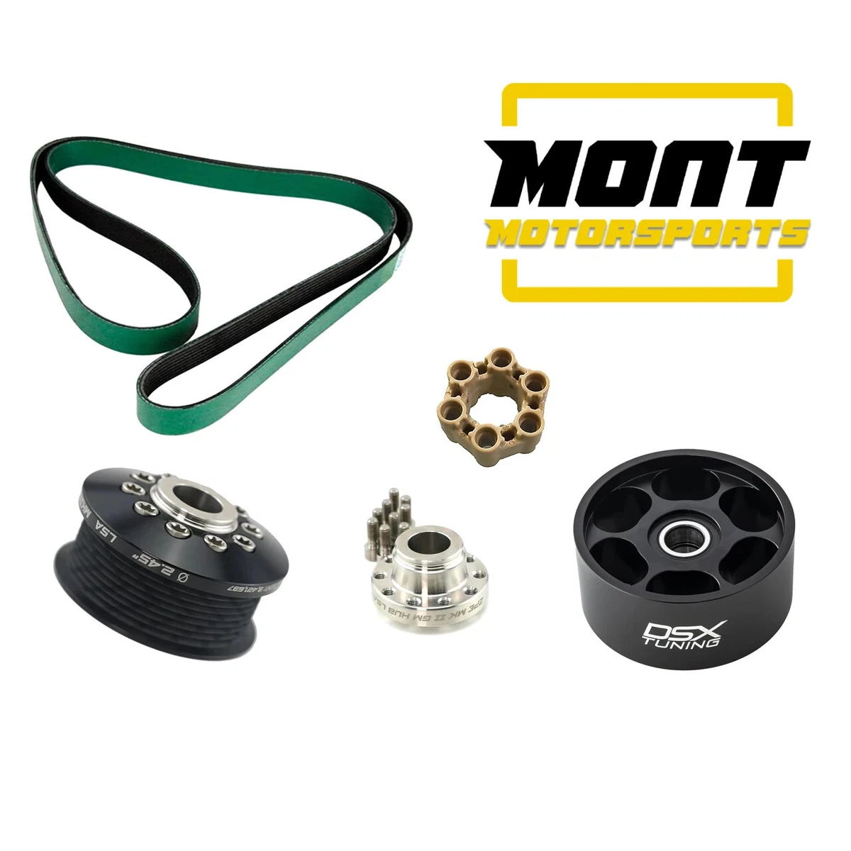 Griptec 2.45 Upper Pulley Kit - 09-15 Cadillac CTS-V 12-15