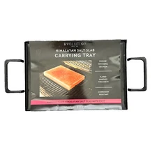 Evolution Salt Co. Himalayan Salt Slab Carrying Tray Non Stick 8” x 12”