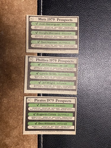 1979 Topps Rookie Prospects Bundle Lot - Complete Set From 701-726 - Picture 5 of 20