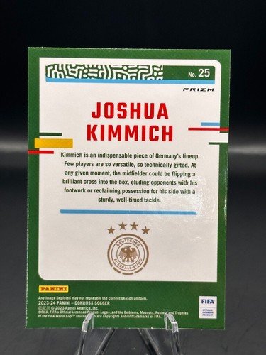 2023-24 Donruss Soccer - Joshua Kimmich - Optic Cubic Prizm - No. 25 - Picture 2 of 2