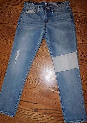 NWT GAP Women's Real Straight Denim Jeans Low Rise Size 10 MSRP$60 New Free Ship