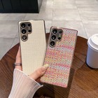 Gewebte Textur Handyhülle Für Samsung Galaxy S 20 21 22 23 24 25 Plus Ultra