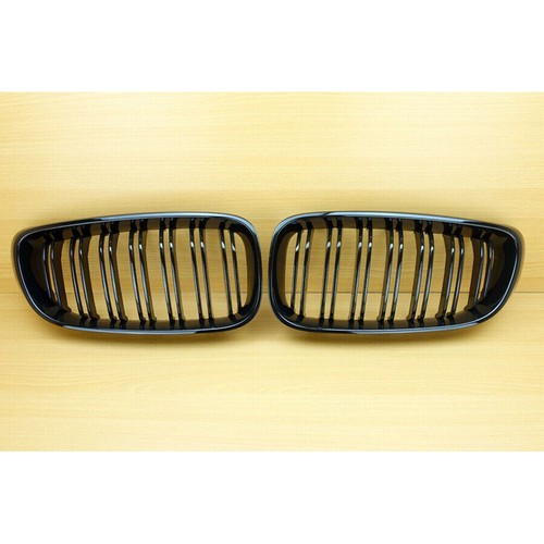 M Type Gloss Black Front Grille Grill Hood 2014-2018 For BMW F34 GT 5DR 330i - Picture 4 of 7