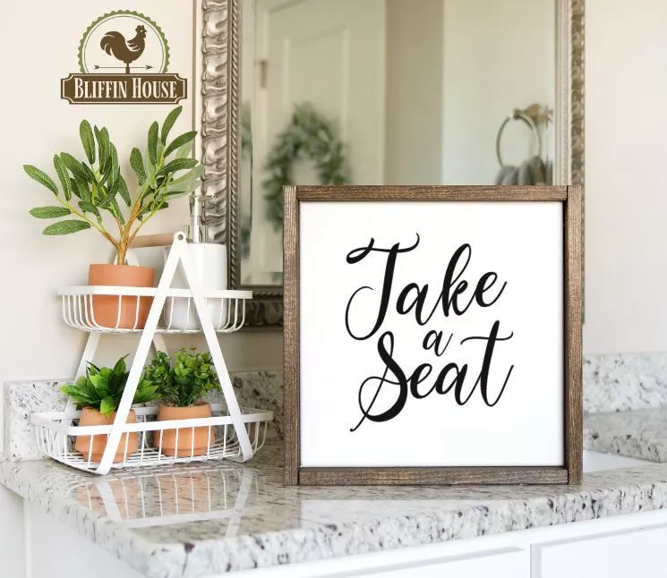 Bath signs best sale for bathroom