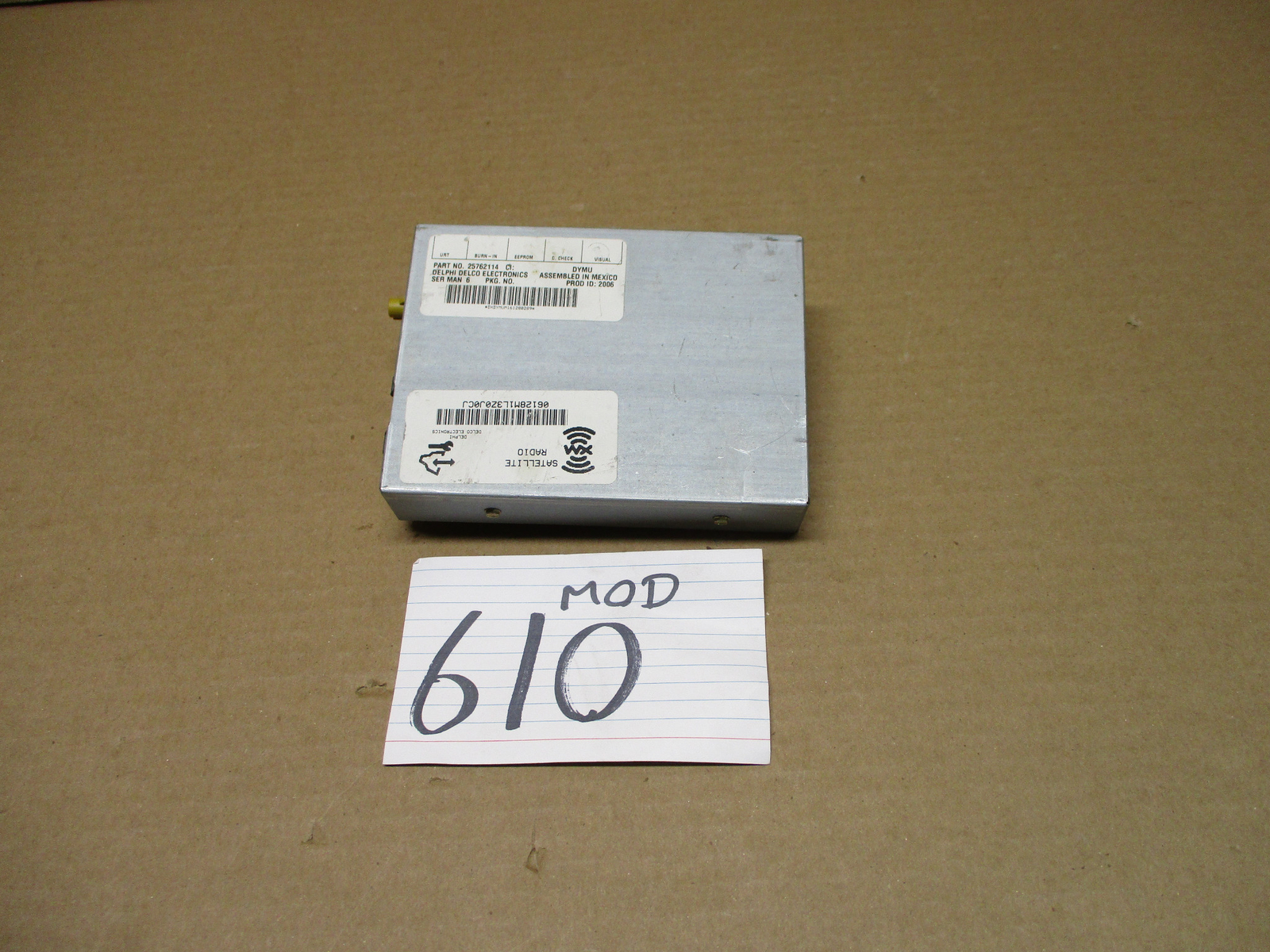 2008 Cadillac SRX Used Satellite Radio Module #610-MOD