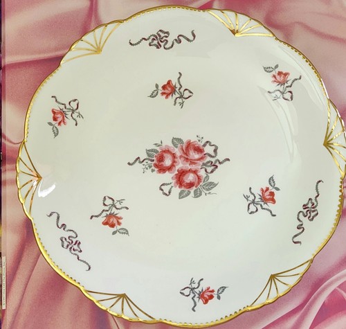 Royal Stafford CAMEO ROSE Footed Cake Stand England Bone China - Picture 2 of 8