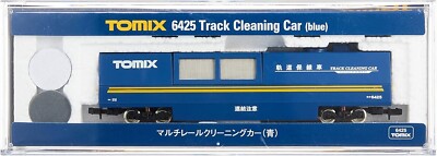 Tomix 6425 N Gauge Track Cleaning Car Blue Japan | eBay