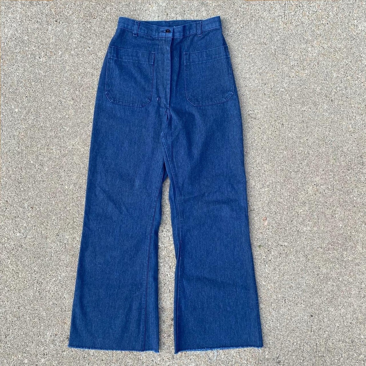Vintage 1980's Seafarer USN Navy Sailor Utility Wide Leg Vintage 1980's Seafarer USN Navy Sailor Utility Wide Leg