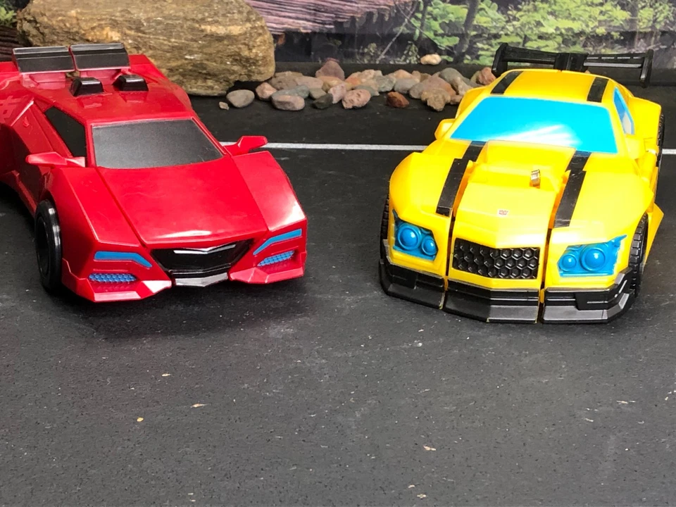 2 Hasbro Transformers BUMBLEBEE & SIDESWIPE Imperfect, No Box - Image 4 of 4