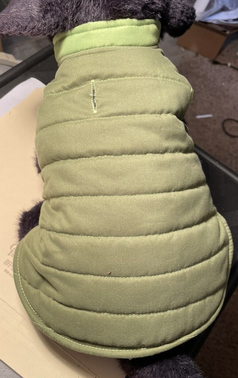 Boots & Barkley Vest Dog Sz small Green Puffer Vest Jacket Coat eBay