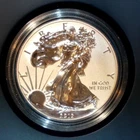 2012-S U.S. SILVER AMERICAN EAGLE 2 COIN SET - KM#273 - PROOF & REVERSE PROOF