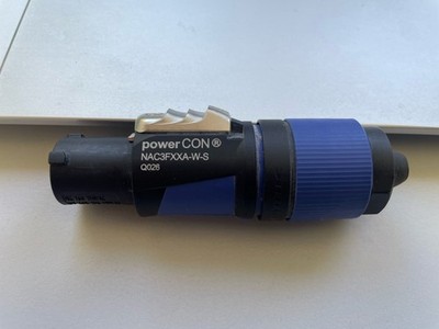 NEUTRIK NAC3FXXA-W-S 6-12 mm powerCON Stecker blau