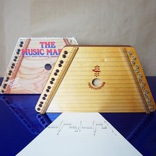 Vintage THE MUSIC MAKER "           " Lap Harp Instrument. Made in Belarus.